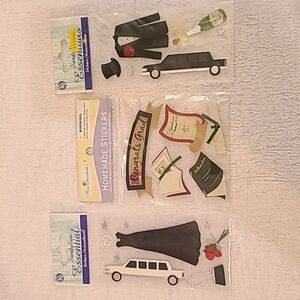Graduation Scrapbooking Stickers 3 Packets Sold Together)